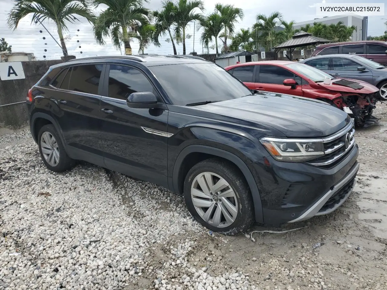 2020 Volkswagen Atlas Cross Sport Se VIN: 1V2YC2CA8LC215072 Lot: 64727075