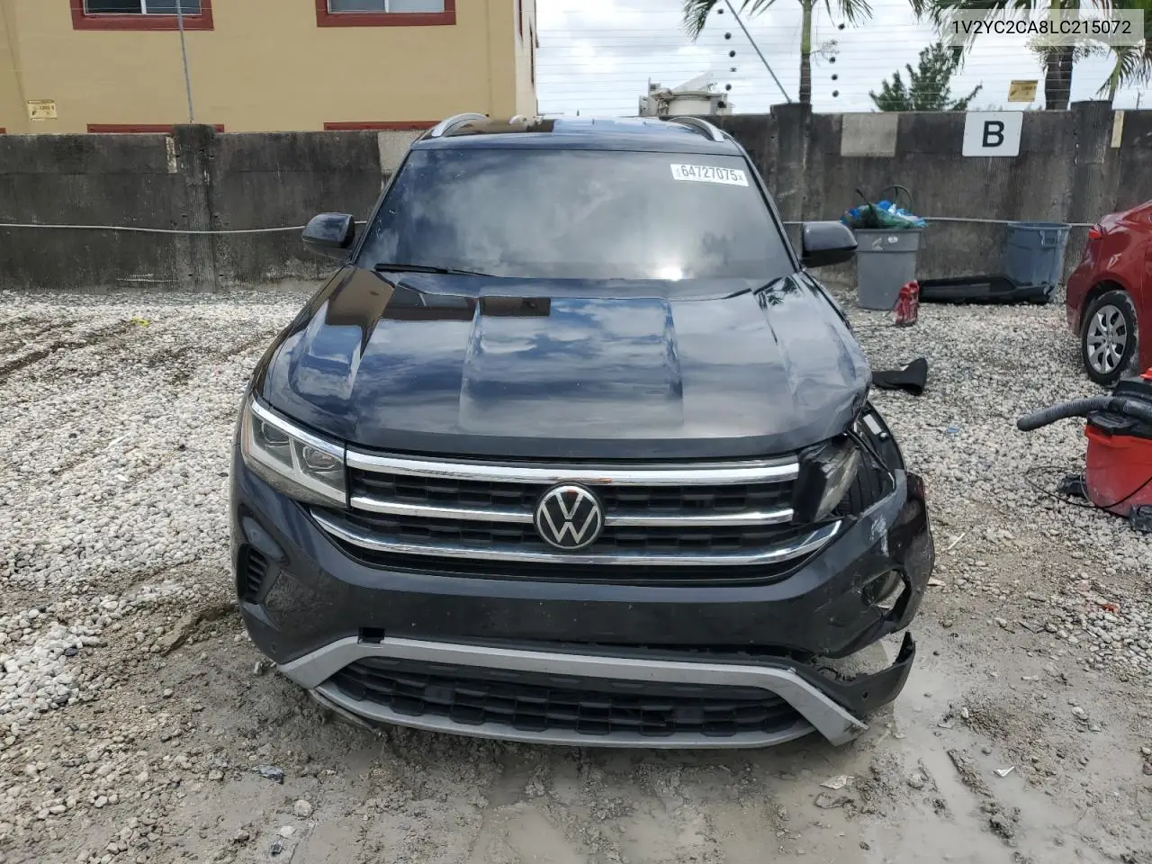 2020 Volkswagen Atlas Cross Sport Se VIN: 1V2YC2CA8LC215072 Lot: 64727075