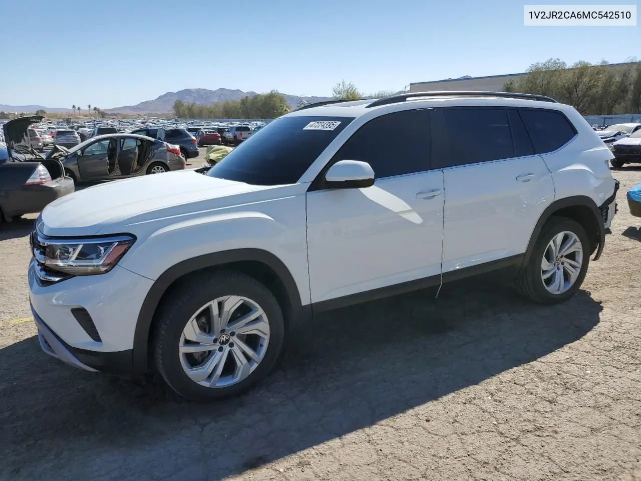 2021 Volkswagen Atlas Se VIN: 1V2JR2CA6MC542510 Lot: 47224395