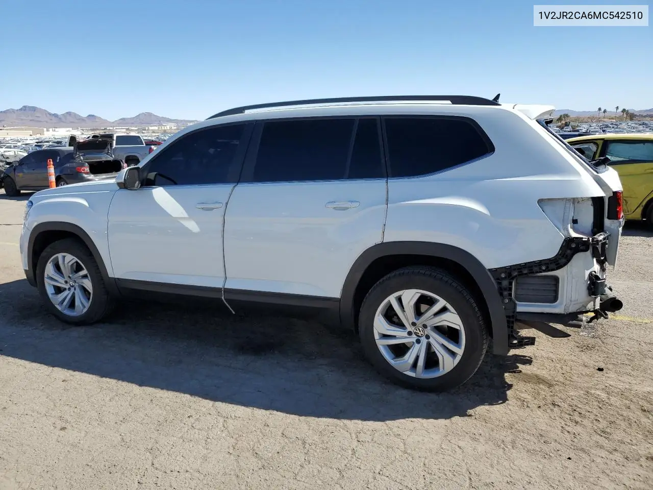 2021 Volkswagen Atlas Se VIN: 1V2JR2CA6MC542510 Lot: 47224395