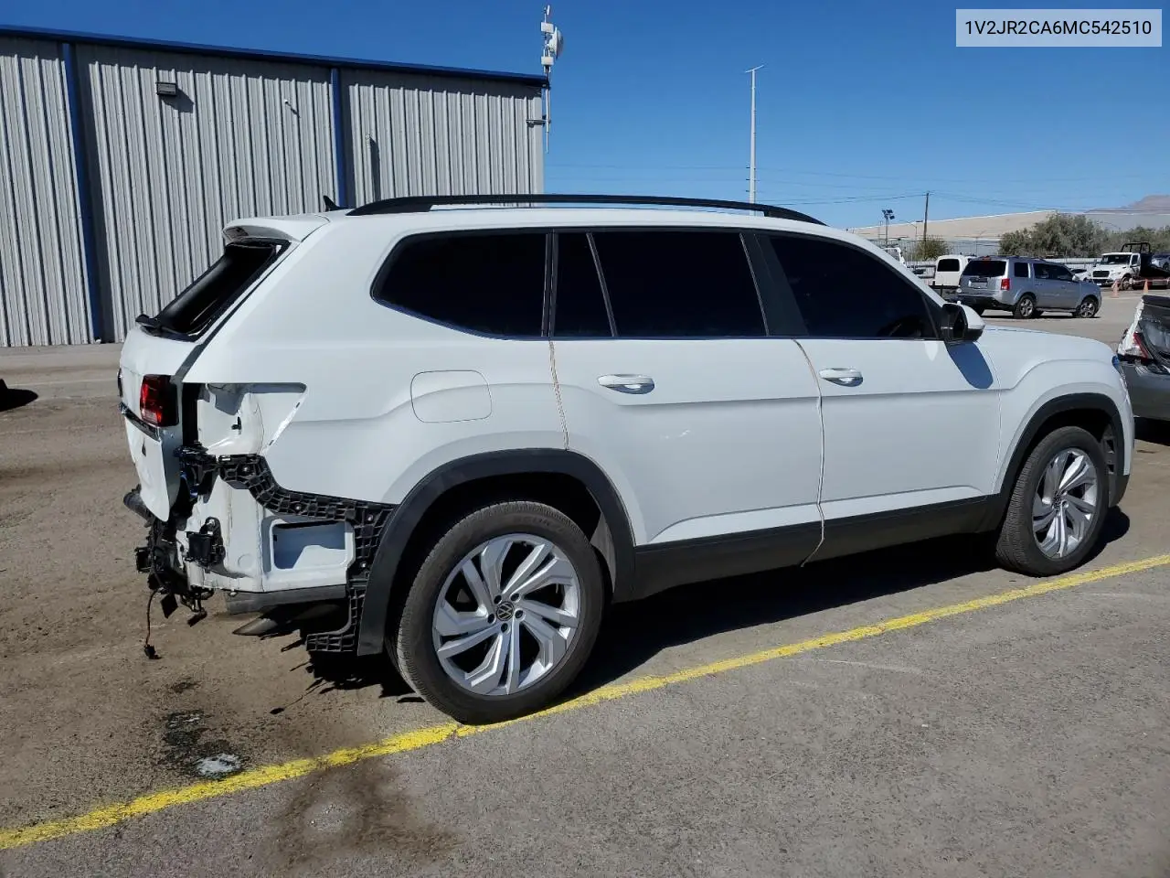 2021 Volkswagen Atlas Se VIN: 1V2JR2CA6MC542510 Lot: 47224395