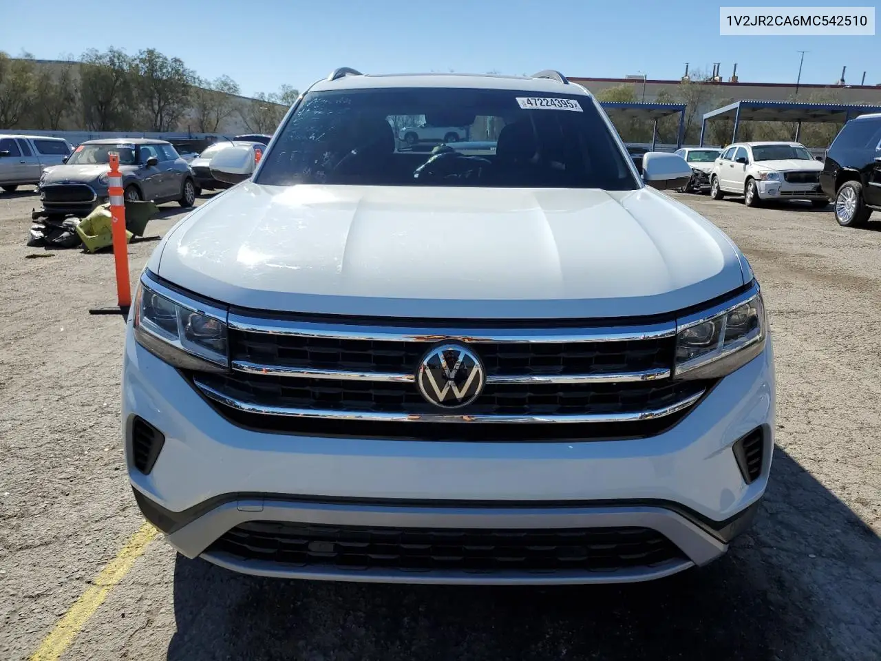 2021 Volkswagen Atlas Se VIN: 1V2JR2CA6MC542510 Lot: 47224395