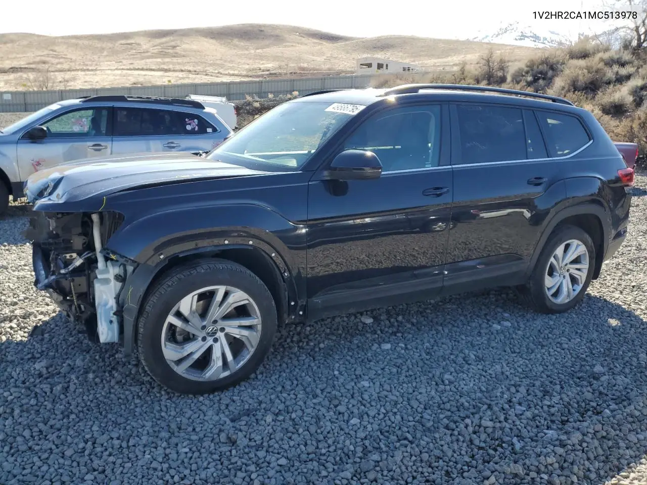 2021 Volkswagen Atlas Se VIN: 1V2HR2CA1MC513978 Lot: 49586795