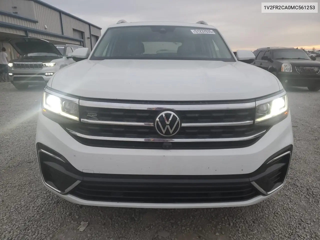 2021 Volkswagen Atlas Sel Premium R-Line VIN: 1V2FR2CA0MC561253 Lot: 51237035