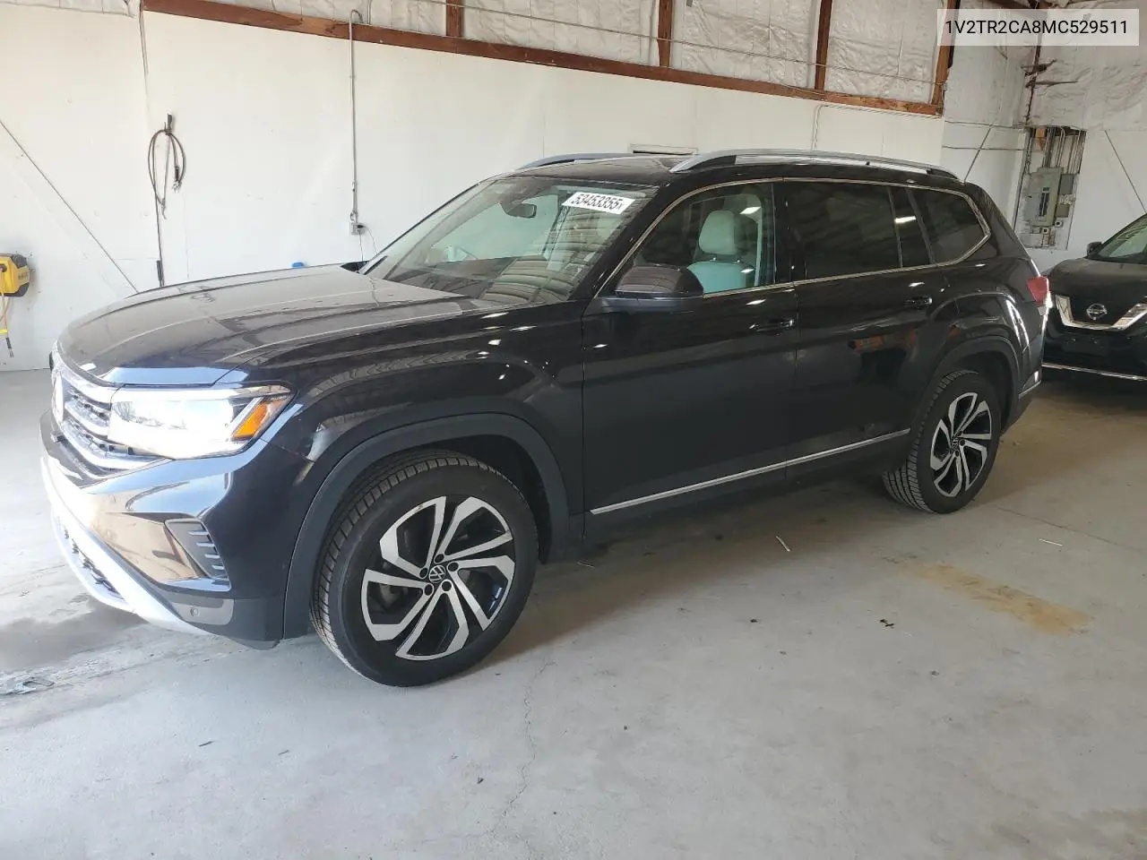 2021 Volkswagen Atlas Sel Premium VIN: 1V2TR2CA8MC529511 Lot: 53453355