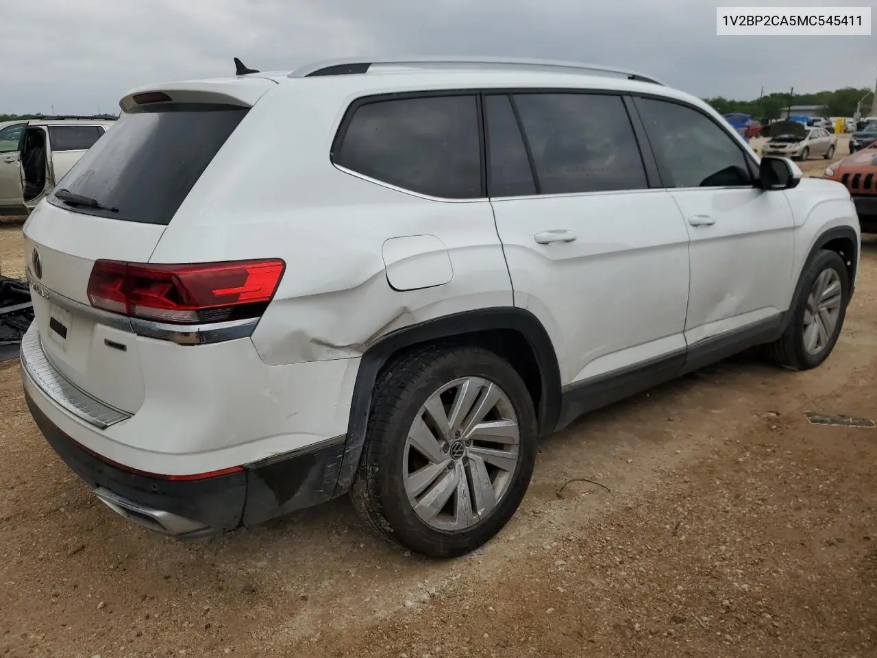 2021 Volkswagen Atlas Sel VIN: 1V2BP2CA5MC545411 Lot: 54164325