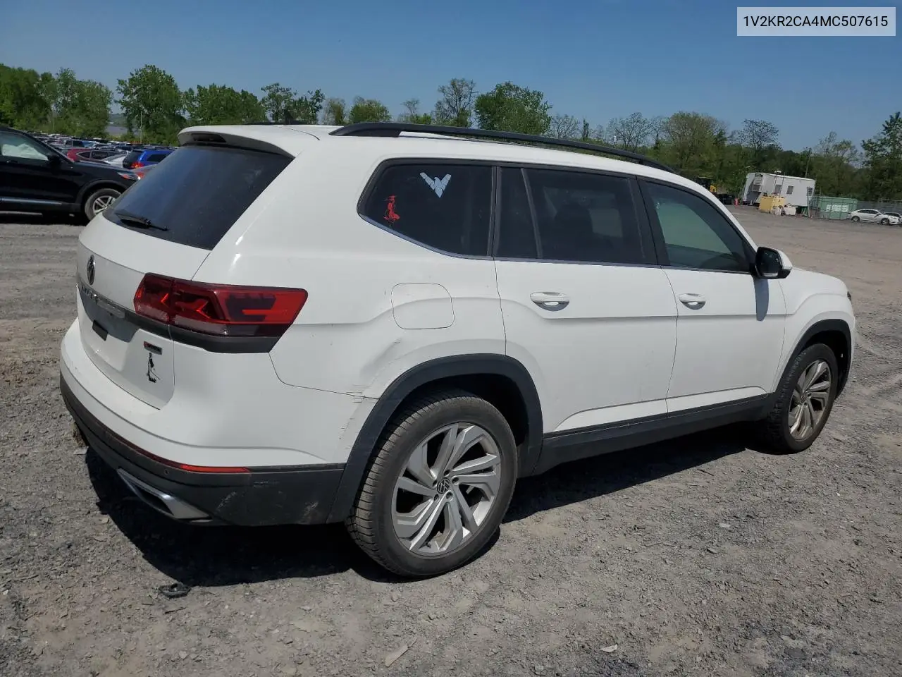 2021 Volkswagen Atlas Se VIN: 1V2KR2CA4MC507615 Lot: 54476505