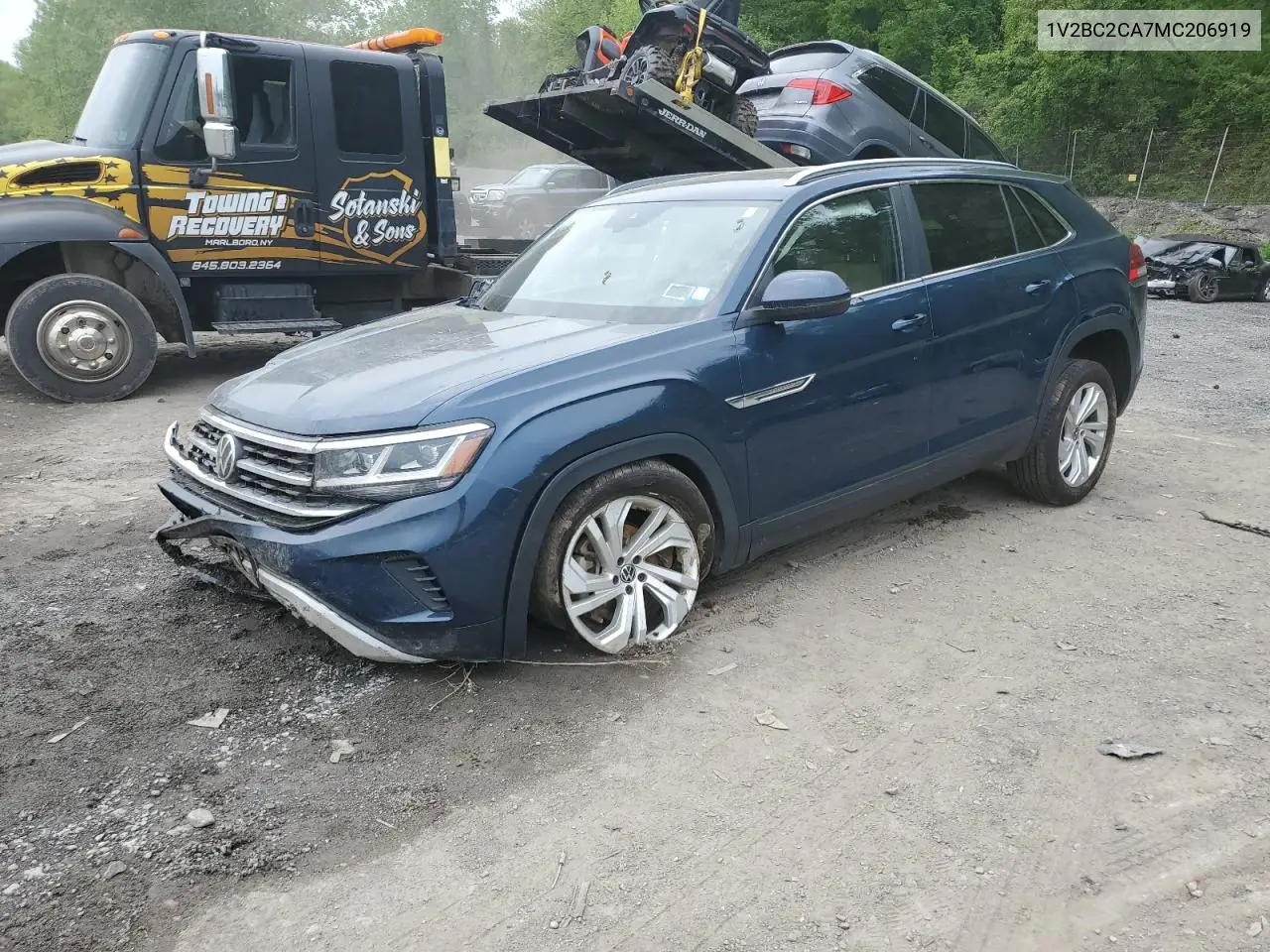 2021 Volkswagen Atlas Cross Sport Sel VIN: 1V2BC2CA7MC206919 Lot: 56552905