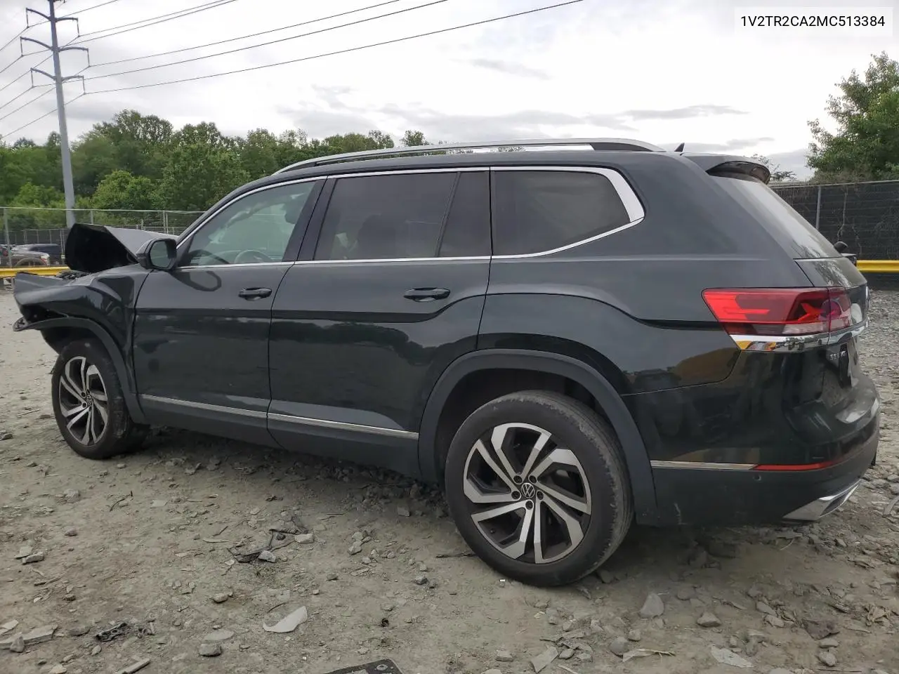 2021 Volkswagen Atlas Sel Premium VIN: 1V2TR2CA2MC513384 Lot: 56565305