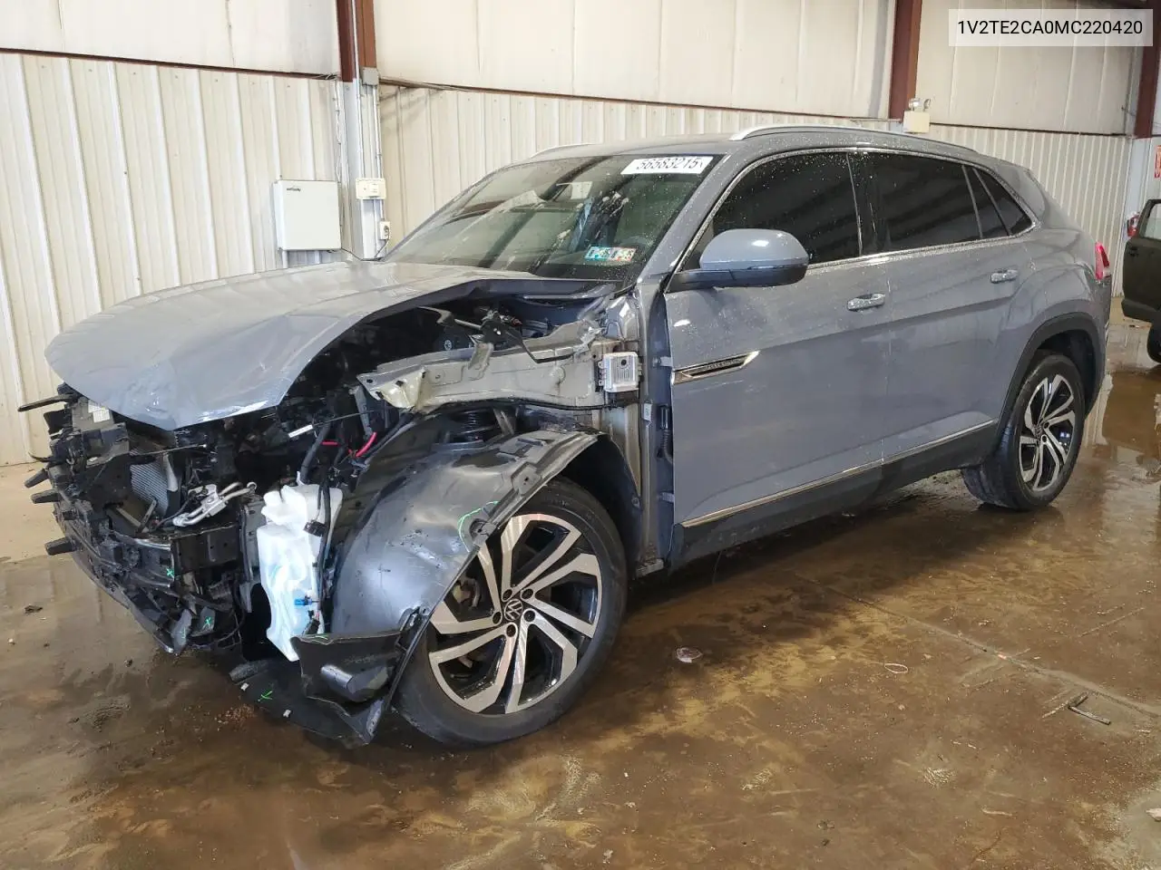 2021 Volkswagen Atlas Cross Sport Sel Premium VIN: 1V2TE2CA0MC220420 Lot: 56583215