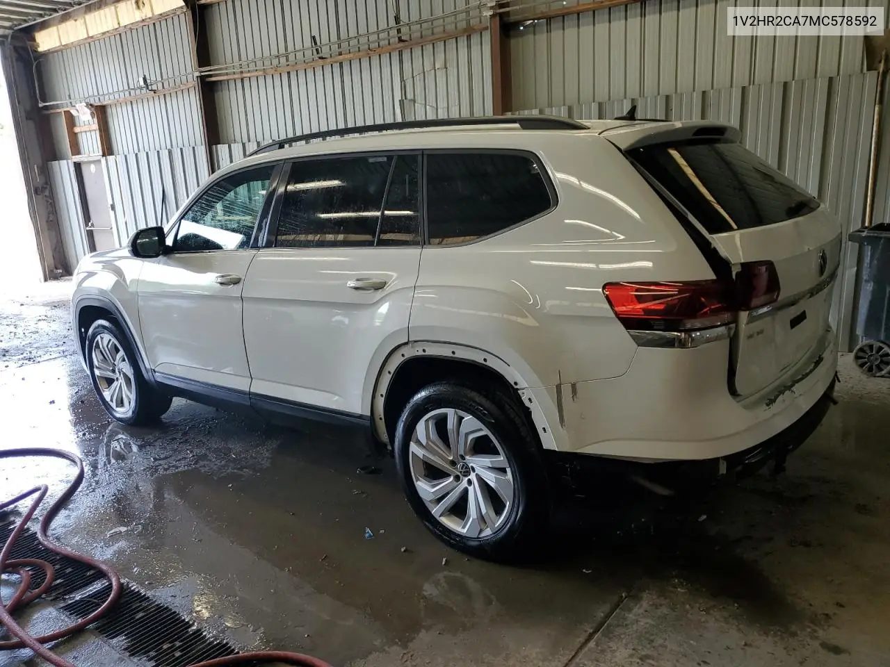 2021 Volkswagen Atlas Se VIN: 1V2HR2CA7MC578592 Lot: 56721615