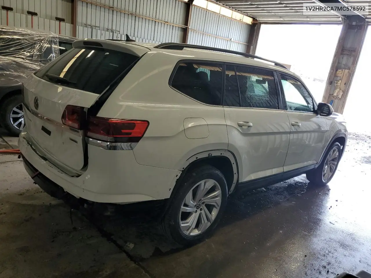 2021 Volkswagen Atlas Se VIN: 1V2HR2CA7MC578592 Lot: 56721615