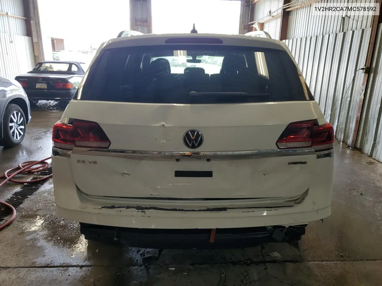 2021 Volkswagen Atlas Se VIN: 1V2HR2CA7MC578592 Lot: 56721615