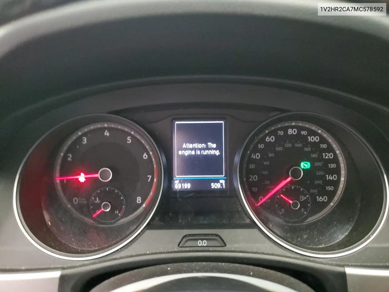 2021 Volkswagen Atlas Se VIN: 1V2HR2CA7MC578592 Lot: 56721615