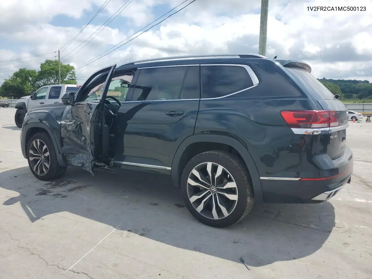 2021 Volkswagen Atlas Sel Premium R-Line VIN: 1V2FR2CA1MC500123 Lot: 56912575