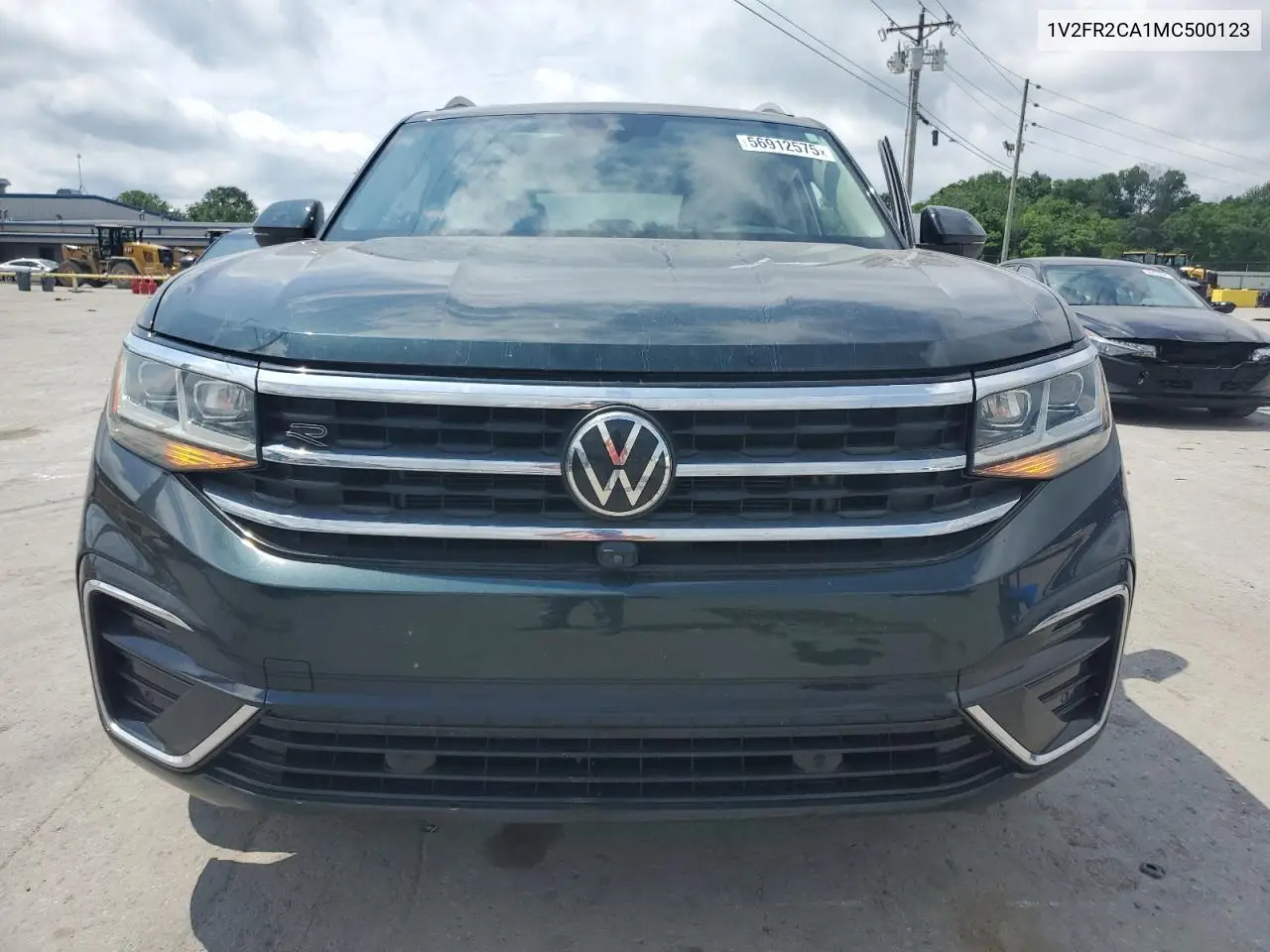 2021 Volkswagen Atlas Sel Premium R-Line VIN: 1V2FR2CA1MC500123 Lot: 56912575