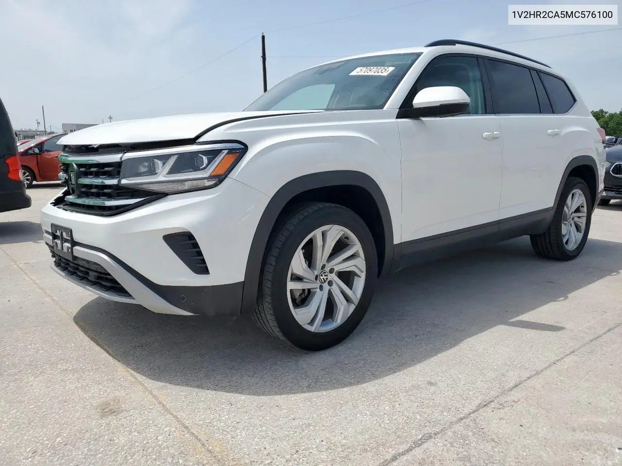 2021 Volkswagen Atlas Se VIN: 1V2HR2CA5MC576100 Lot: 57097035