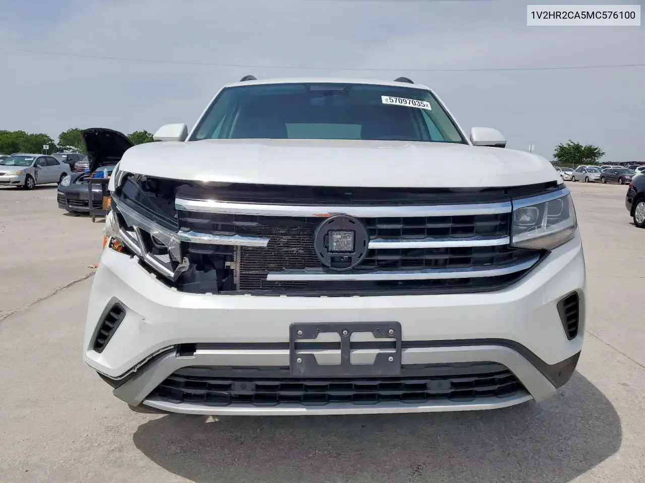 2021 Volkswagen Atlas Se VIN: 1V2HR2CA5MC576100 Lot: 57097035