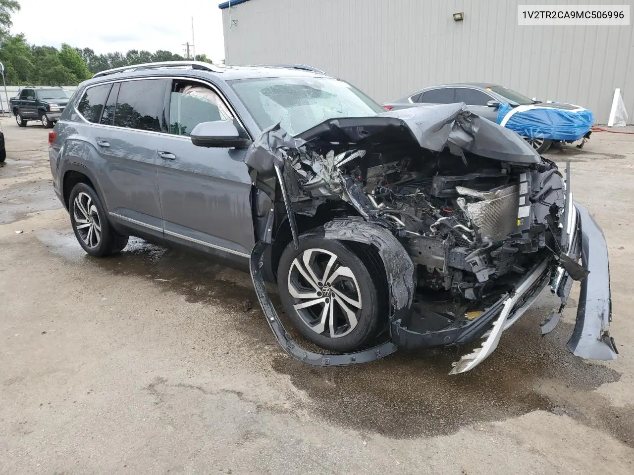 2021 Volkswagen Atlas Sel Premium VIN: 1V2TR2CA9MC506996 Lot: 59413315