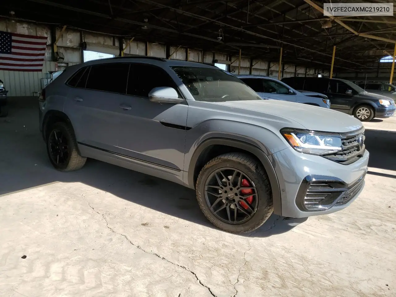2021 Volkswagen Atlas Cross Sport Sel Premium R-Line VIN: 1V2FE2CAXMC219210 Lot: 62213275