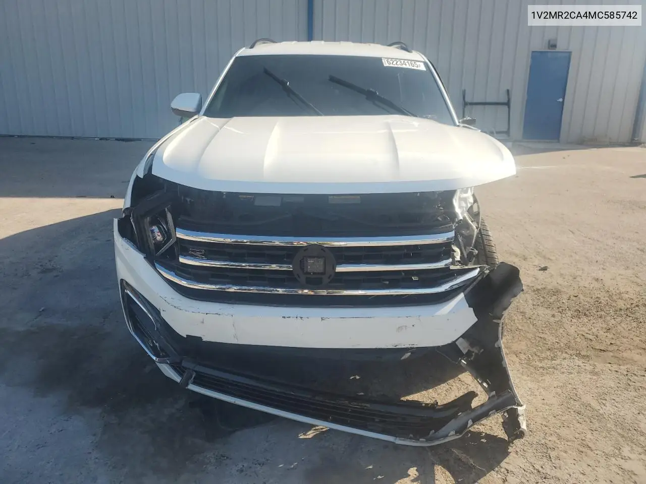 2021 Volkswagen Atlas Se VIN: 1V2MR2CA4MC585742 Lot: 62234165