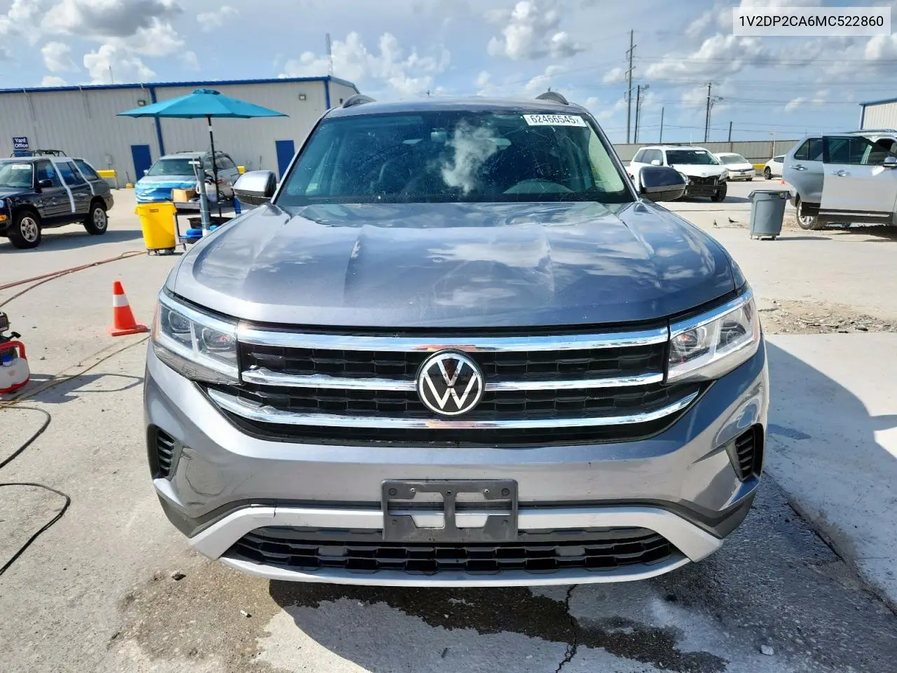 2021 Volkswagen Atlas Se VIN: 1V2DP2CA6MC522860 Lot: 62466545