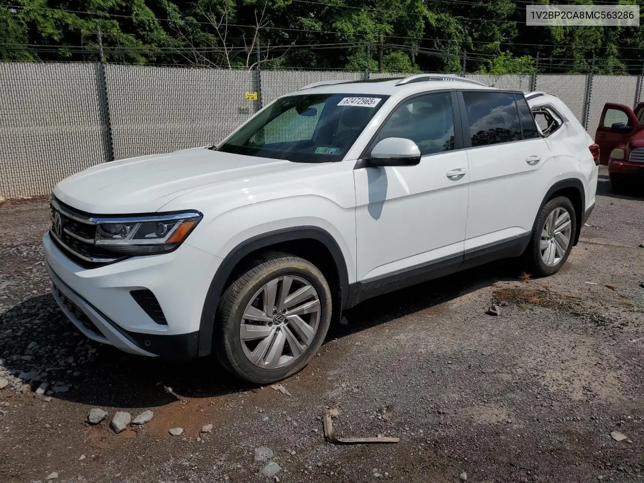 2021 Volkswagen Atlas Sel VIN: 1V2BP2CA8MC563286 Lot: 62472965