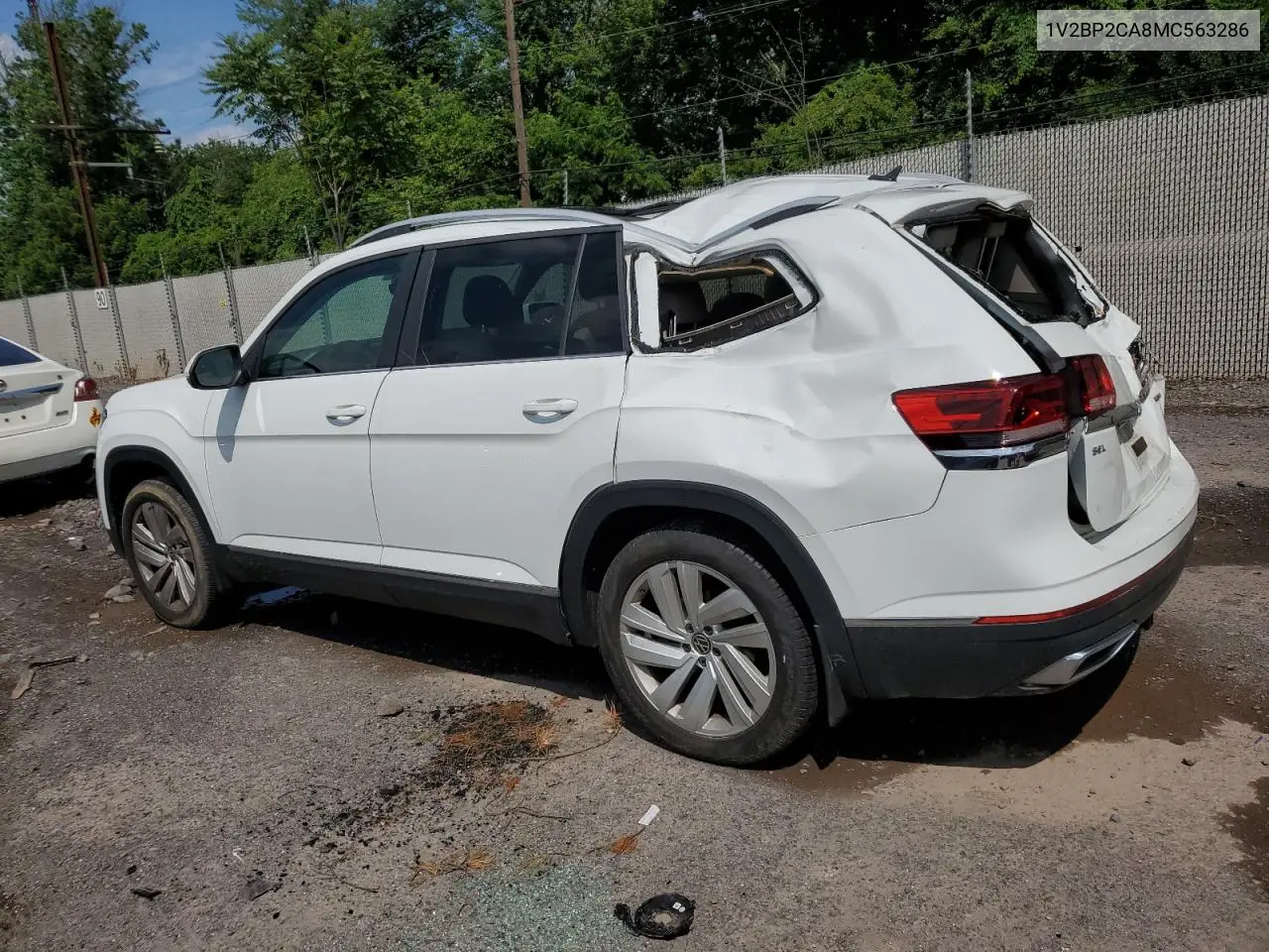 2021 Volkswagen Atlas Sel VIN: 1V2BP2CA8MC563286 Lot: 62472965