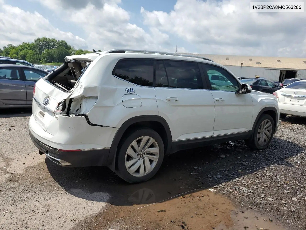 2021 Volkswagen Atlas Sel VIN: 1V2BP2CA8MC563286 Lot: 62472965