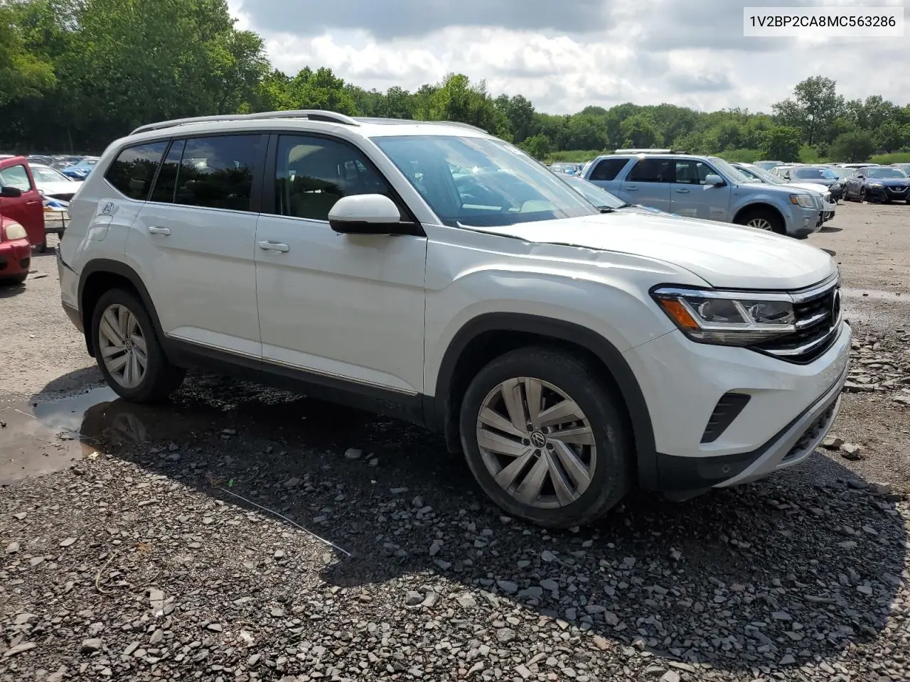 2021 Volkswagen Atlas Sel VIN: 1V2BP2CA8MC563286 Lot: 62472965