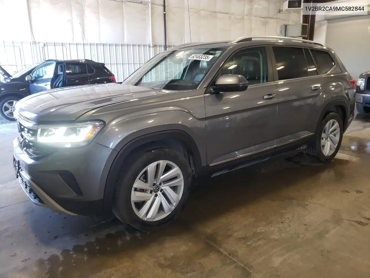 2021 Volkswagen Atlas Sel VIN: 1V2BR2CA9MC582844 Lot: 62483235