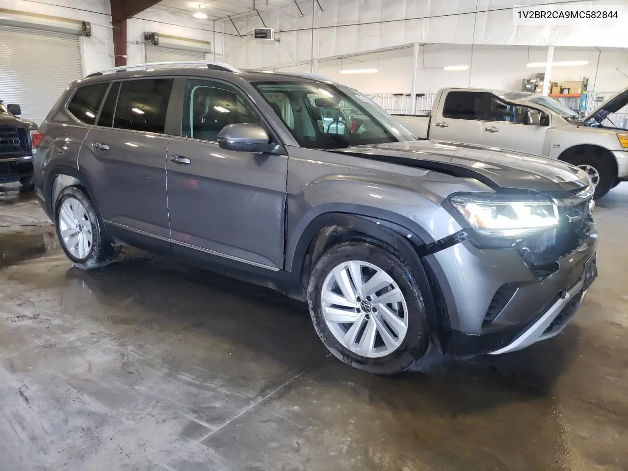 2021 Volkswagen Atlas Sel VIN: 1V2BR2CA9MC582844 Lot: 62483235