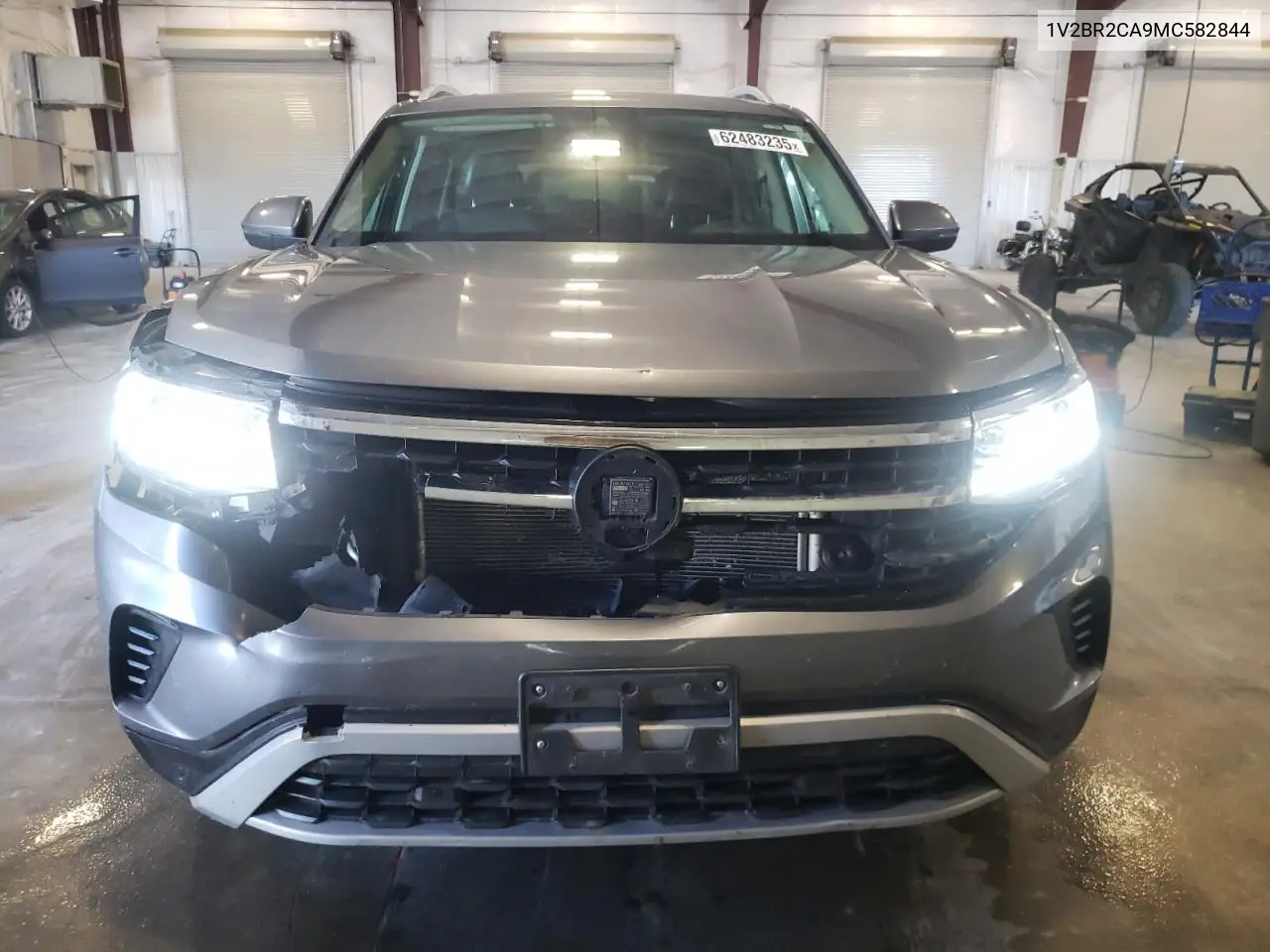 2021 Volkswagen Atlas Sel VIN: 1V2BR2CA9MC582844 Lot: 62483235