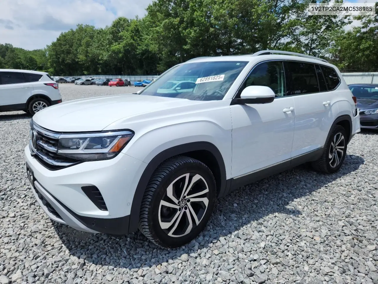 2021 Volkswagen Atlas Sel Premium VIN: 1V2TP2CA2MC538985 Lot: 62891825