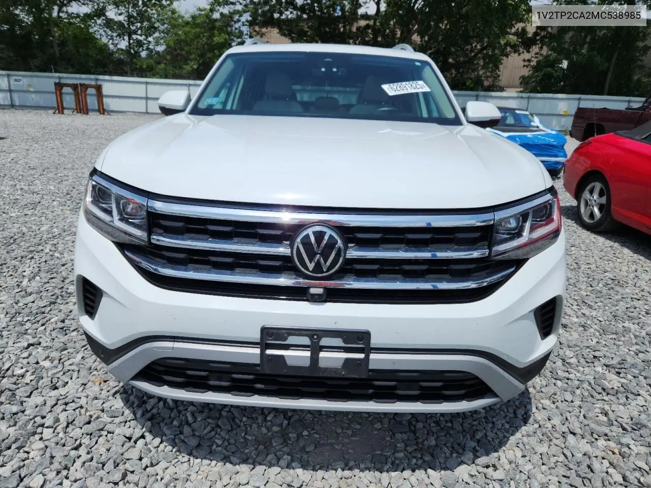 2021 Volkswagen Atlas Sel Premium VIN: 1V2TP2CA2MC538985 Lot: 62891825
