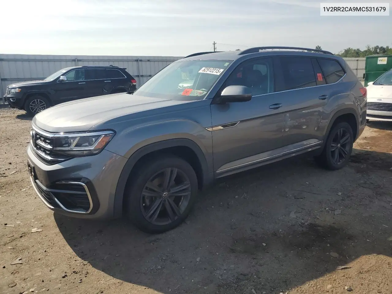 2021 Volkswagen Atlas Se VIN: 1V2RR2CA9MC531679 Lot: 62912215