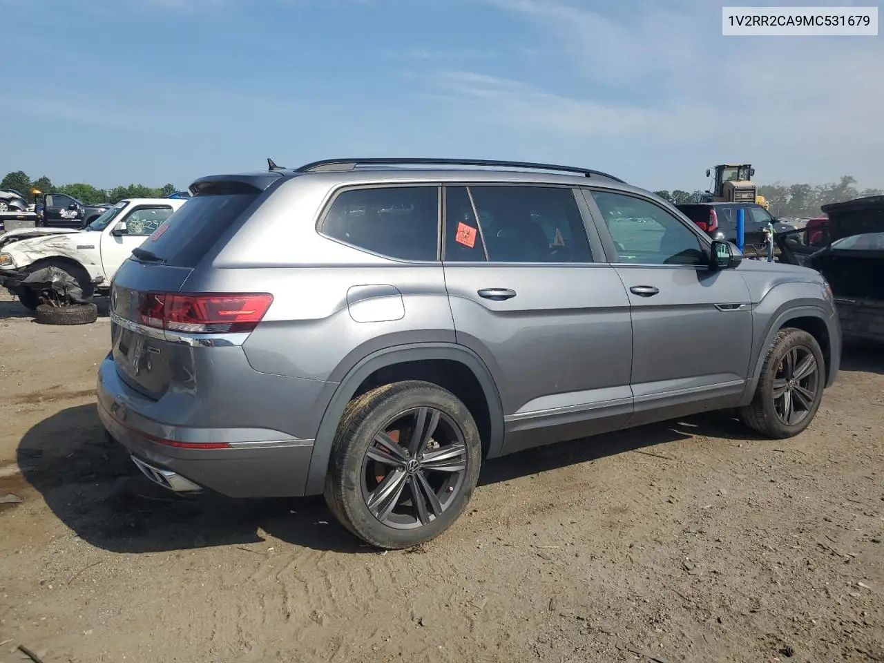 2021 Volkswagen Atlas Se VIN: 1V2RR2CA9MC531679 Lot: 62912215
