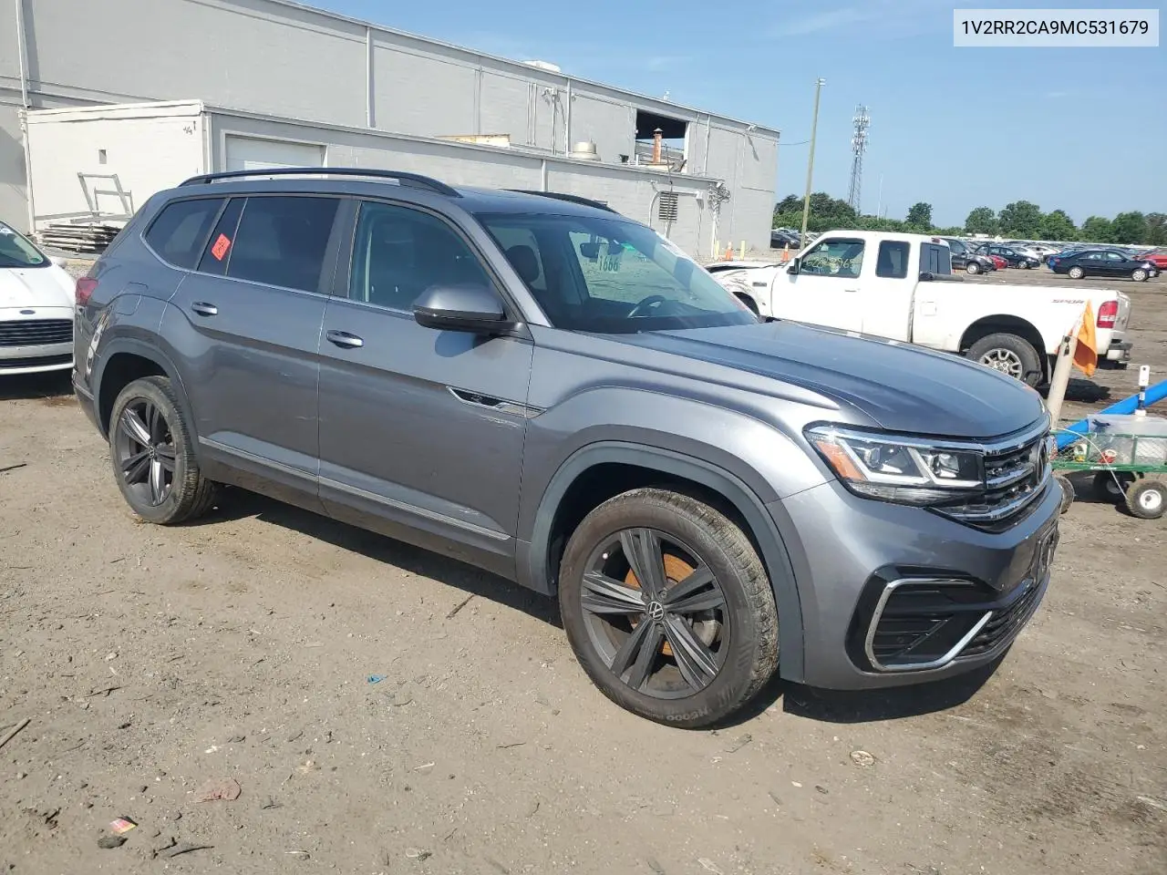 2021 Volkswagen Atlas Se VIN: 1V2RR2CA9MC531679 Lot: 62912215