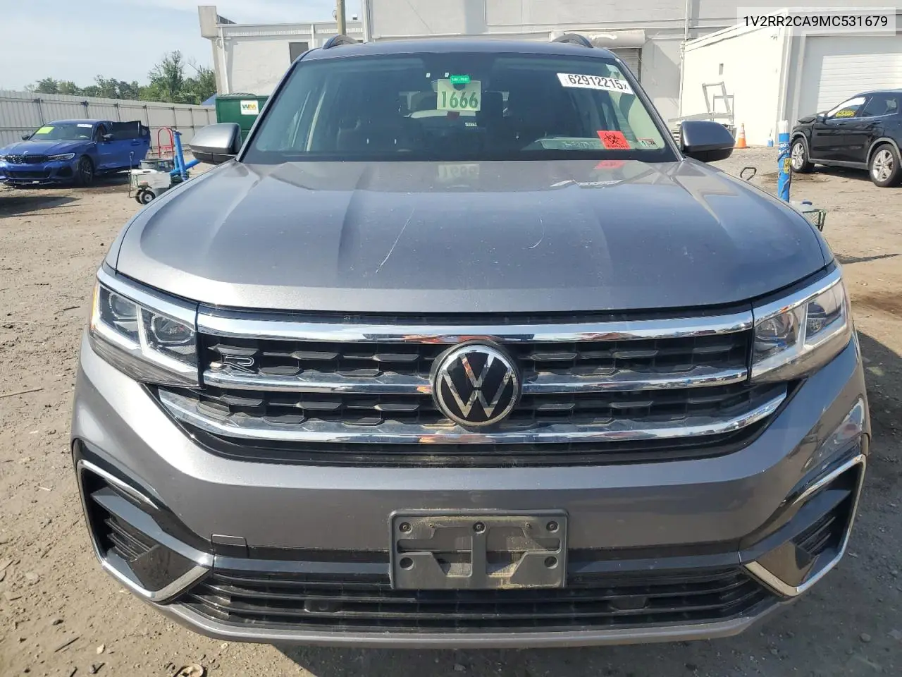 2021 Volkswagen Atlas Se VIN: 1V2RR2CA9MC531679 Lot: 62912215