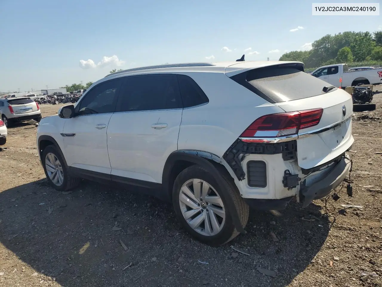 2021 Volkswagen Atlas Cross Sport Se VIN: 1V2JC2CA3MC240190 Lot: 63159905