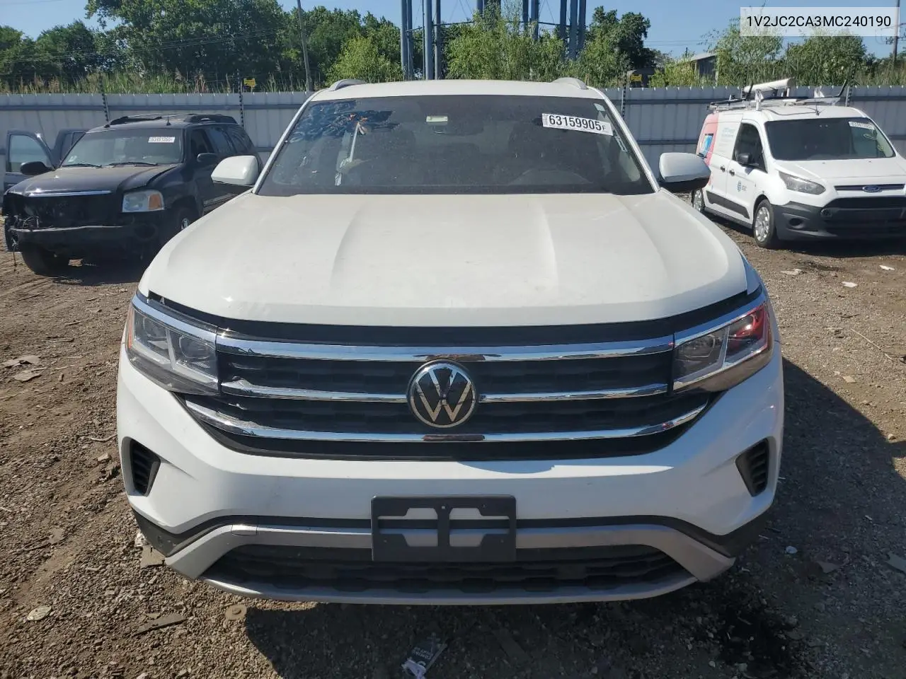 2021 Volkswagen Atlas Cross Sport Se VIN: 1V2JC2CA3MC240190 Lot: 63159905