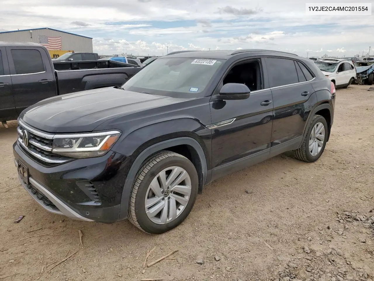 2021 Volkswagen Atlas Cross Sport Se VIN: 1V2JE2CA4MC201554 Lot: 63222135