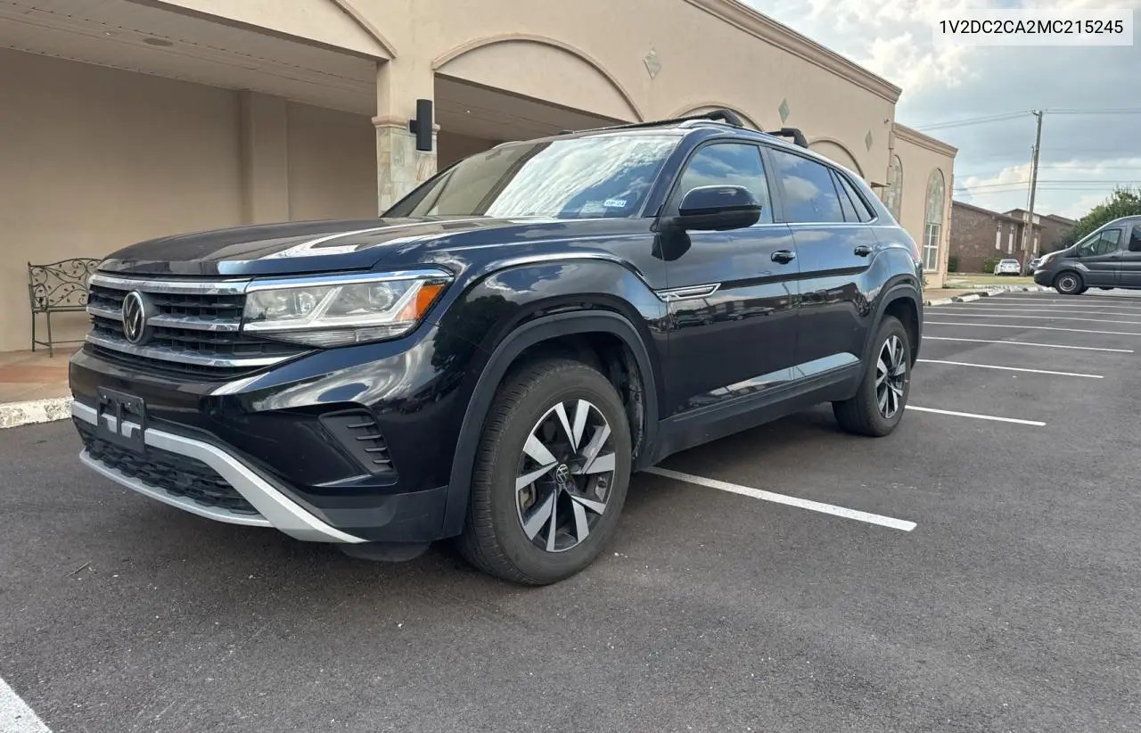 2021 Volkswagen Atlas Cross Sport Se VIN: 1V2DC2CA2MC215245 Lot: 64142275