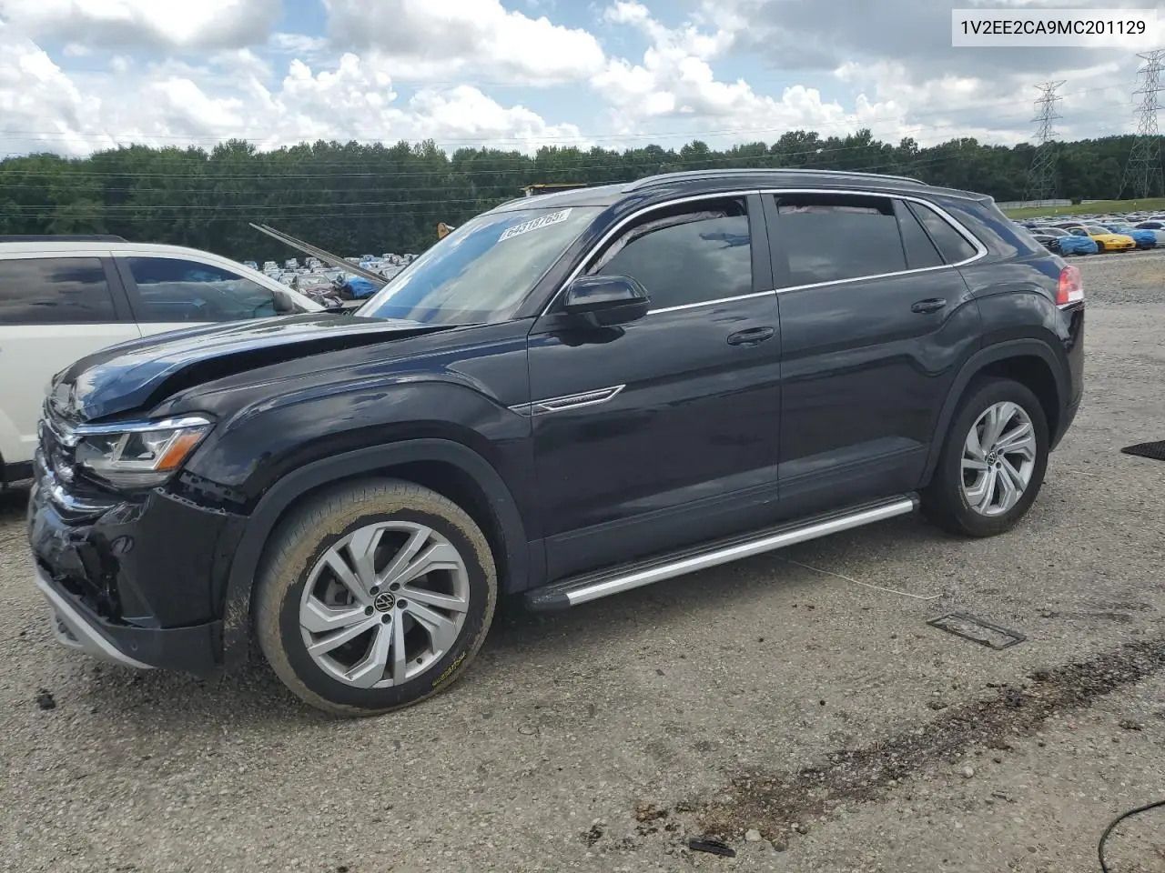 2021 Volkswagen Atlas Cross Sport Sel VIN: 1V2EE2CA9MC201129 Lot: 64318765