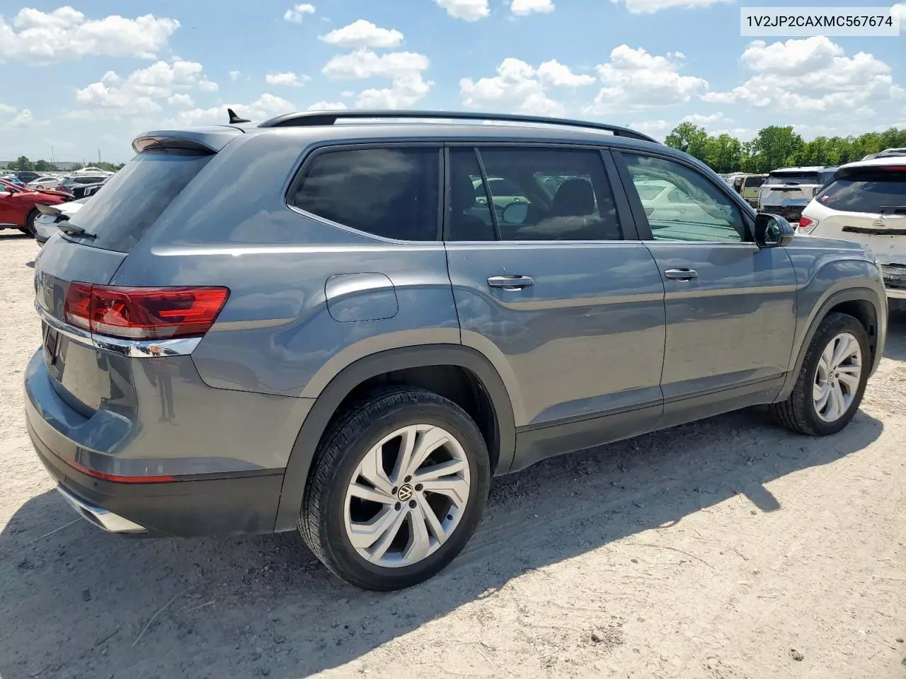 2021 Volkswagen Atlas Se VIN: 1V2JP2CAXMC567674 Lot: 65581515