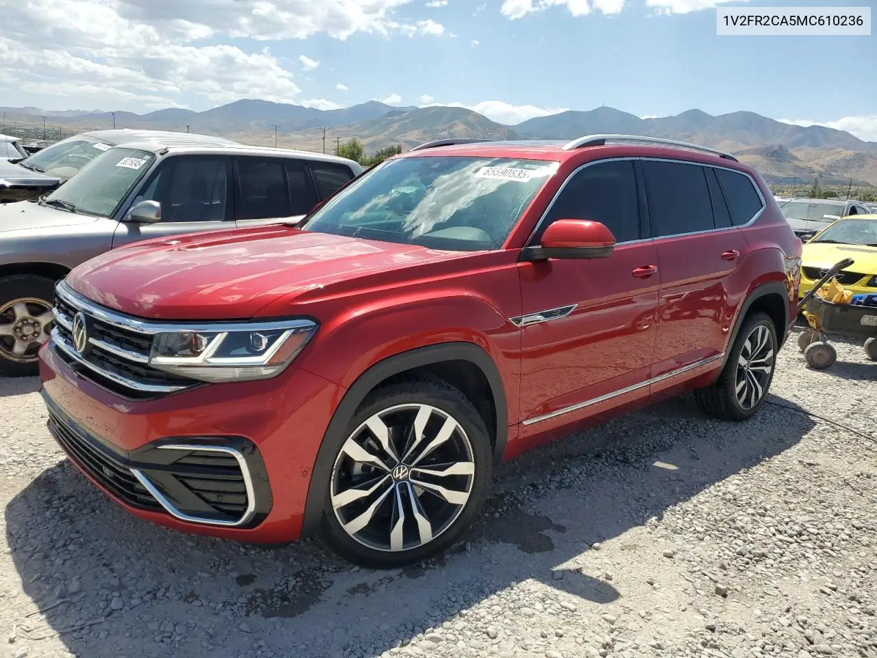 2021 Volkswagen Atlas Sel Premium R-Line VIN: 1V2FR2CA5MC610236 Lot: 65590835