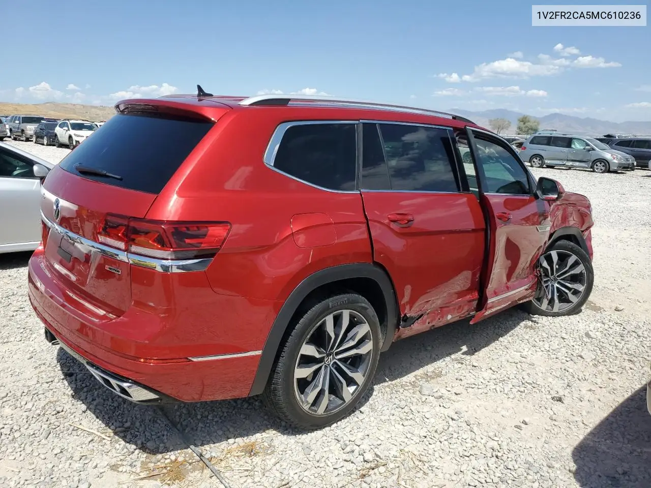 2021 Volkswagen Atlas Sel Premium R-Line VIN: 1V2FR2CA5MC610236 Lot: 65590835
