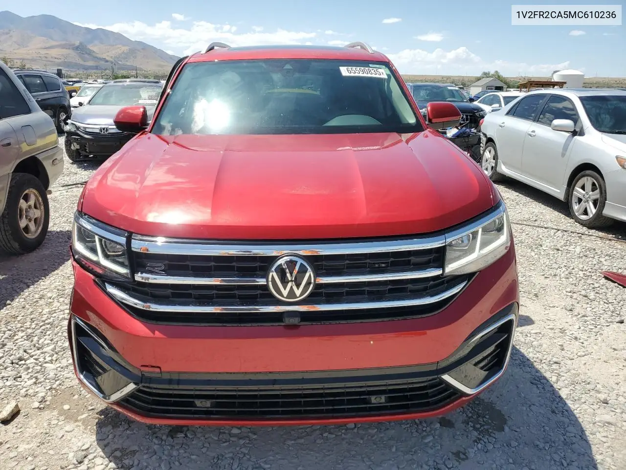 2021 Volkswagen Atlas Sel Premium R-Line VIN: 1V2FR2CA5MC610236 Lot: 65590835