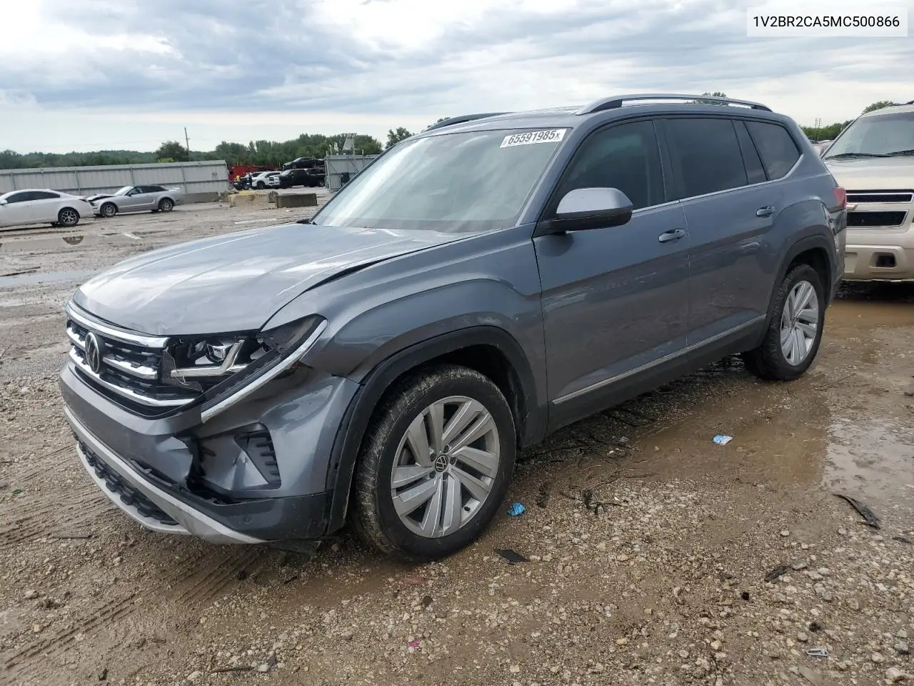 2021 Volkswagen Atlas Sel VIN: 1V2BR2CA5MC500866 Lot: 65591985