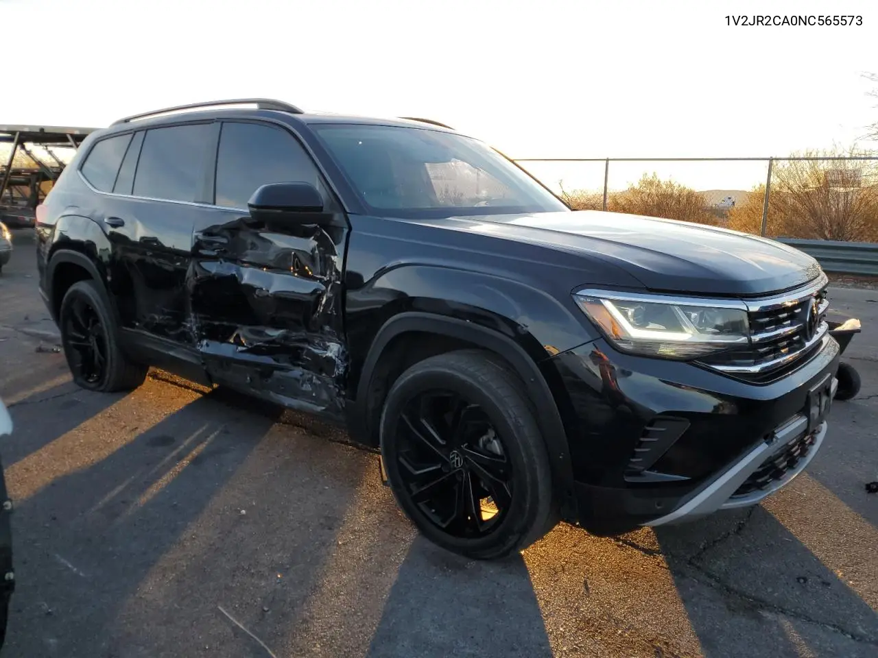 2022 Volkswagen Atlas Se VIN: 1V2JR2CA0NC565573 Lot: 41456725
